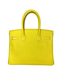 Alternative view of Hermes Birkin 30 HSS Lime and Kiwi Chevre