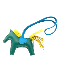 Hermes Rodeo Malachite/ Lime/ Blue Zanzibar PM