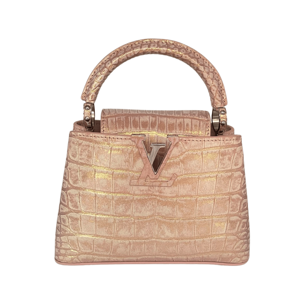 Capucines BB Crocodilian Brillant Leather - Handbags