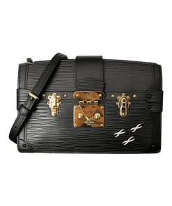 Louis Vuitton Black Epi Trunk Clutch
