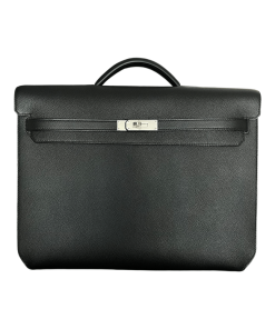 Hermes Kelly Depeches 36 Briefcase Black Epsom