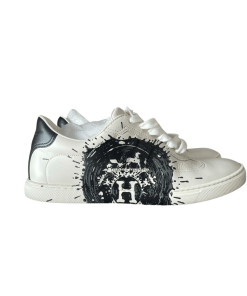 Hermes Quicker Sneaker Blanc/Noir