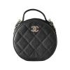 Chanel Mini Round Caviar