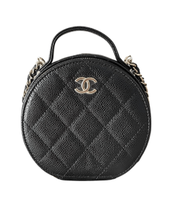 Chanel Mini Round Caviar