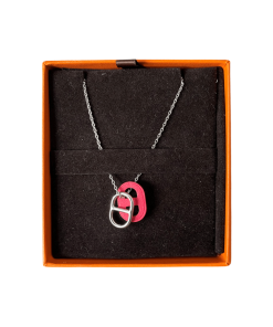 Hermes O'Maillon Pink Necklace