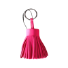 Hermes Carmen Charm Rose Shocking Key Ring