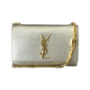 YSL Monogram Kate Metallic Gold Leather