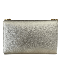 Alternative view of YSL Monogram Kate Metallic Gold Leather