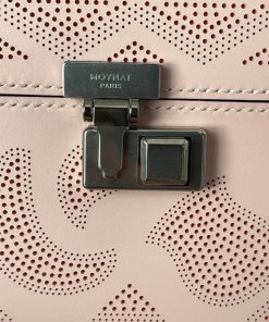 Alternative view of Moynat mini vanity white lace in pink