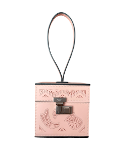 Moynat mini vanity white lace in pink