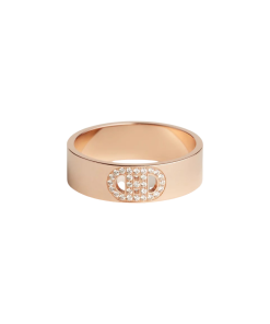 Hermes D' Ancre Ring Rose Gold with Diamond