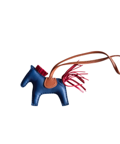 Hermes Rodeo Blue Sapphire/ Gold/ Rubis PM