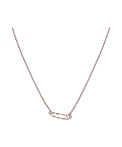 Hermes Chaine D'ancre Mini Punk Rose Gold Necklace
