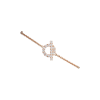 Hermes Finesse Diamond Rose Gold Bracelet