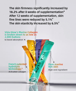 Alternative view of Vida Glow Natural Marine Collagen 30 Sachets/pack