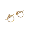 Hermes Loop Earring Gold, small model