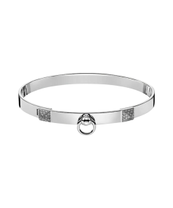 Hermes Collier De Chien White Gold with Diamonds