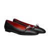 Hermes Bilbao Ballet Flat Black