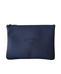 Hermes Neobain Case Blue Marine, medium model