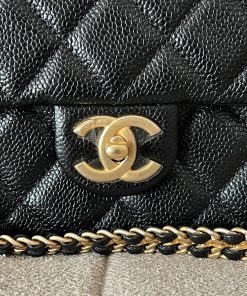 Alternative view of Chanel Chain Soul Black Caviar