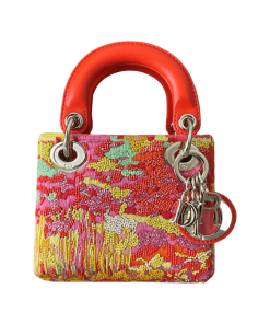 Micro Lady Dior Multicolor Orange