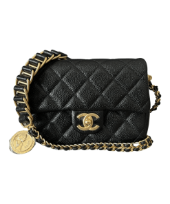 Chanel Chain Soul Black Caviar