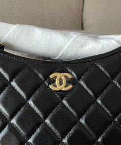 Alternative view of Chanel 23B Hobo Black Lambskin