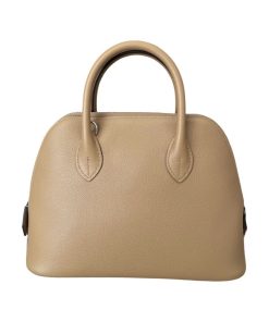 Hermes Bolide 1923 25 Chai/ Mauve Sylvester Evercolor