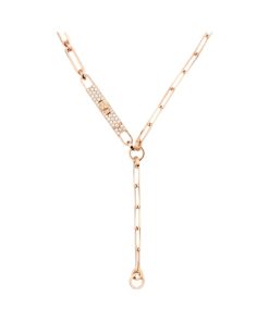 Hermes Kelly Chaine Lariat Rose Gold