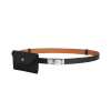 Hermes Kelly 18 Pocket Belt Black Epsom