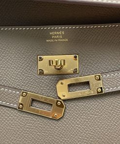 Alternative view of Hermes Kelly Long Wallet Etoupe Epsom