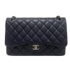 Chanel Jumbo Navy Blue Caviar