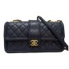 Chanel Elegant CC Medium Flap Dark Blue