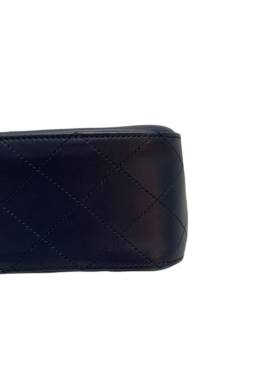 Chanel Elegant CC Medium Flap Dark Blue - Image 10