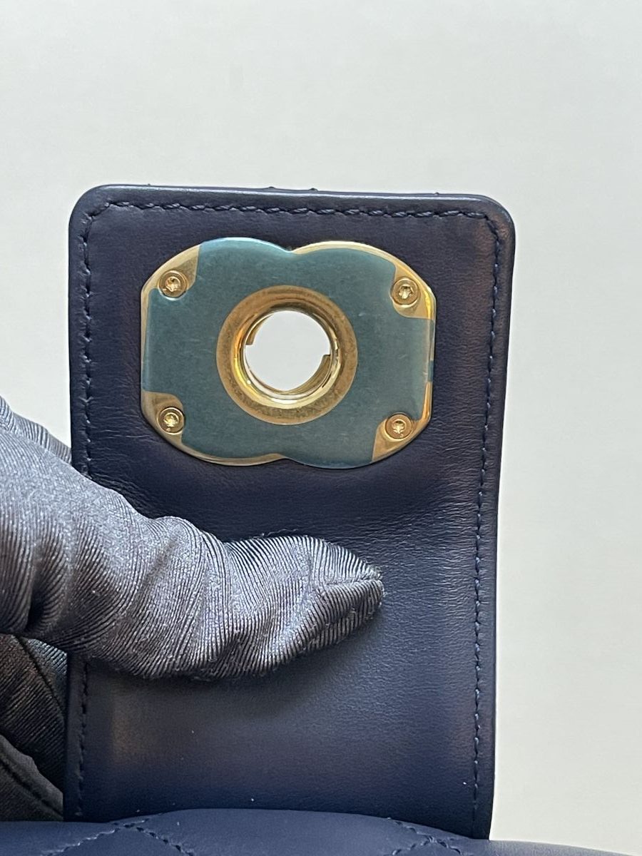 Chanel Elegant CC Medium Flap Dark Blue - Image 4