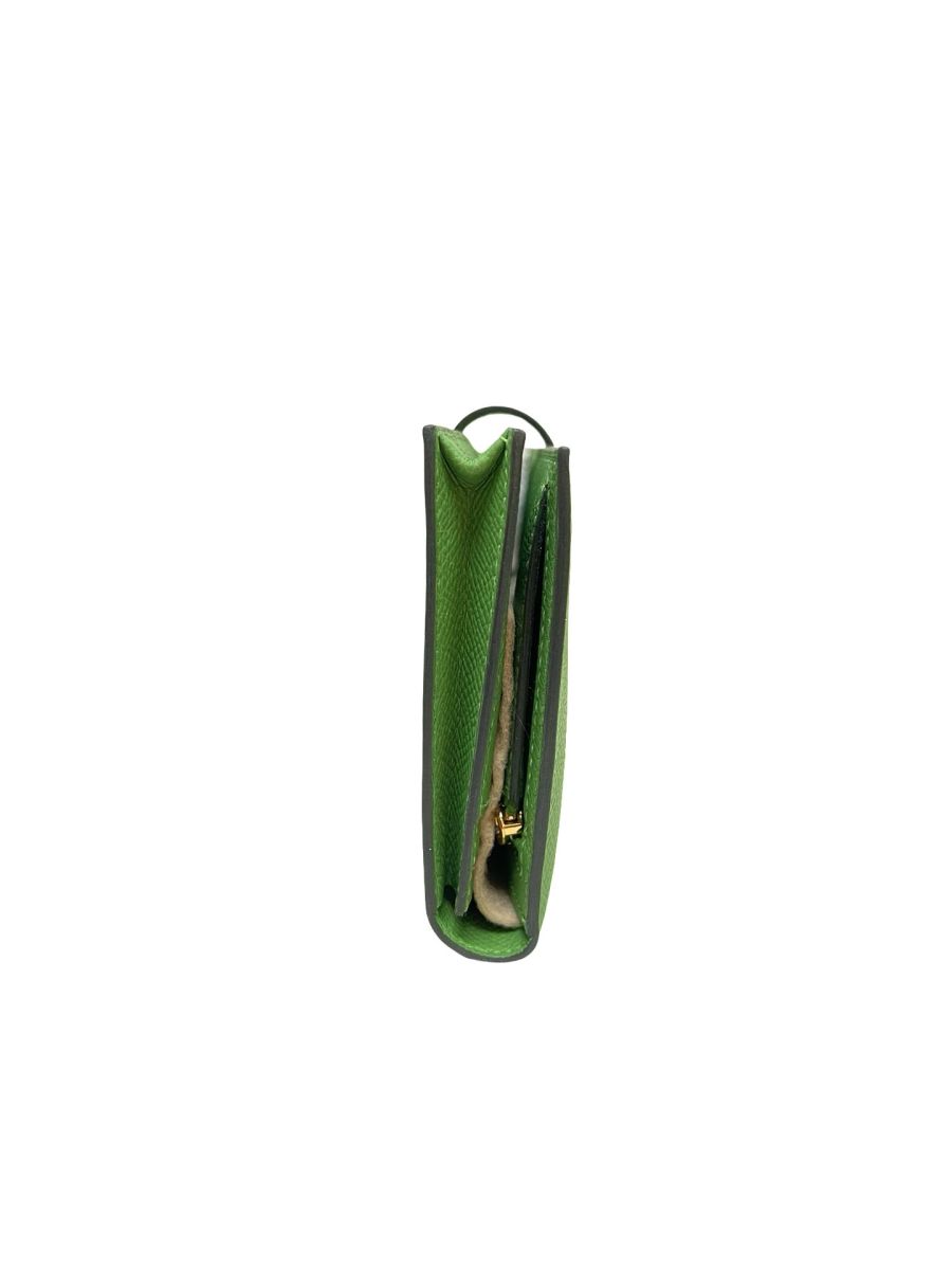 Hermes Bearn Long Wallet Vert Yucca Epsom - Image 4