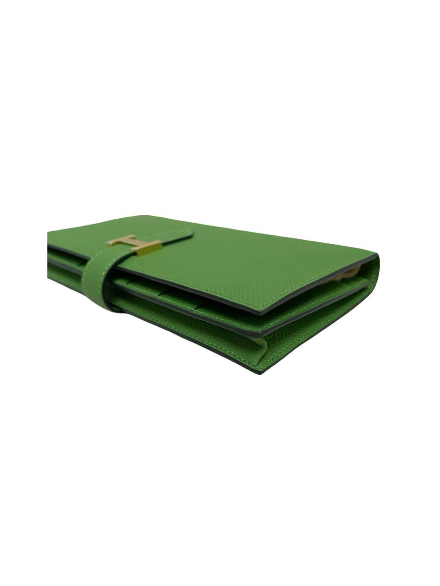 Hermes Bearn Long Wallet Vert Yucca Epsom - Image 11