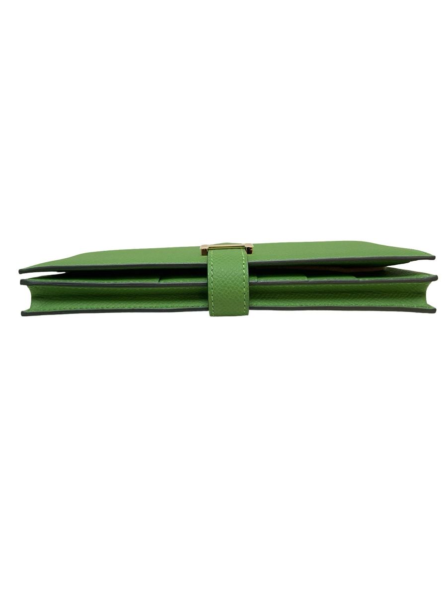 Hermes Bearn Long Wallet Vert Yucca Epsom - Image 6