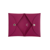 Hermes Calvi Card Holder Rose Pourpre Madame