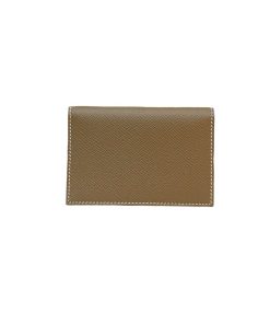 Alternative view of Hermes MC2 Euclide Card Holder Etoupe Epsom