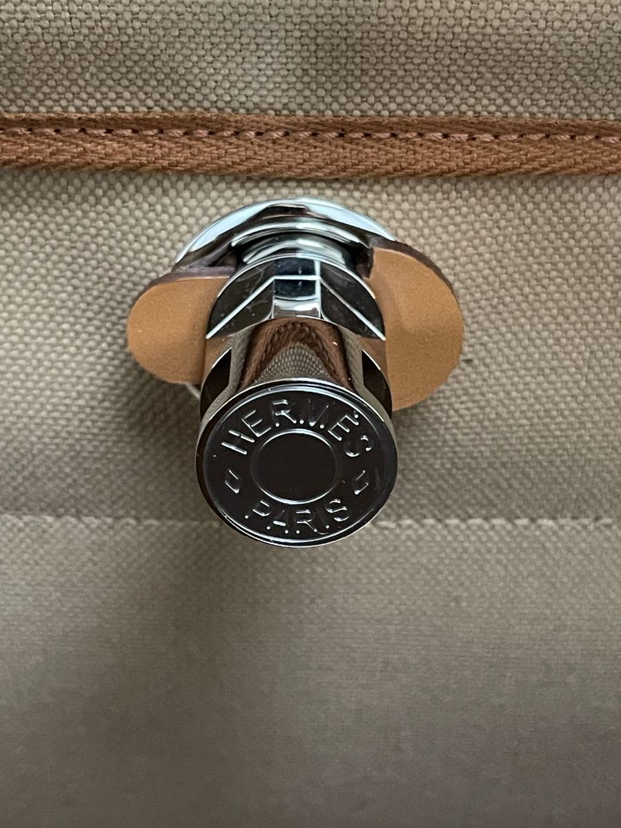 Hermes Herbag Zip Cabine Bag Chai Fauve - Image 7