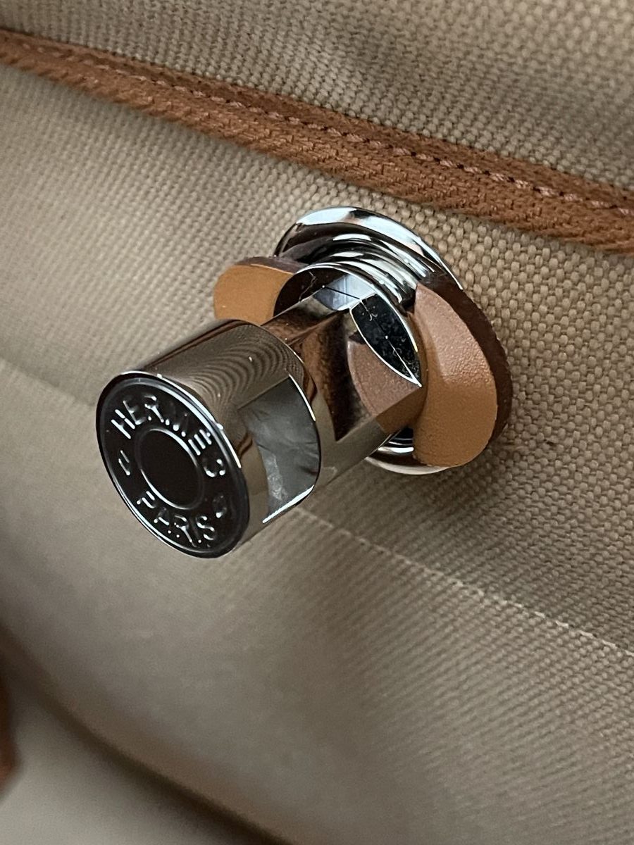 Hermes Herbag Zip Cabine Bag Chai Fauve - Image 5