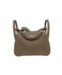Hermes Mini Lindy Etoupe Clemence