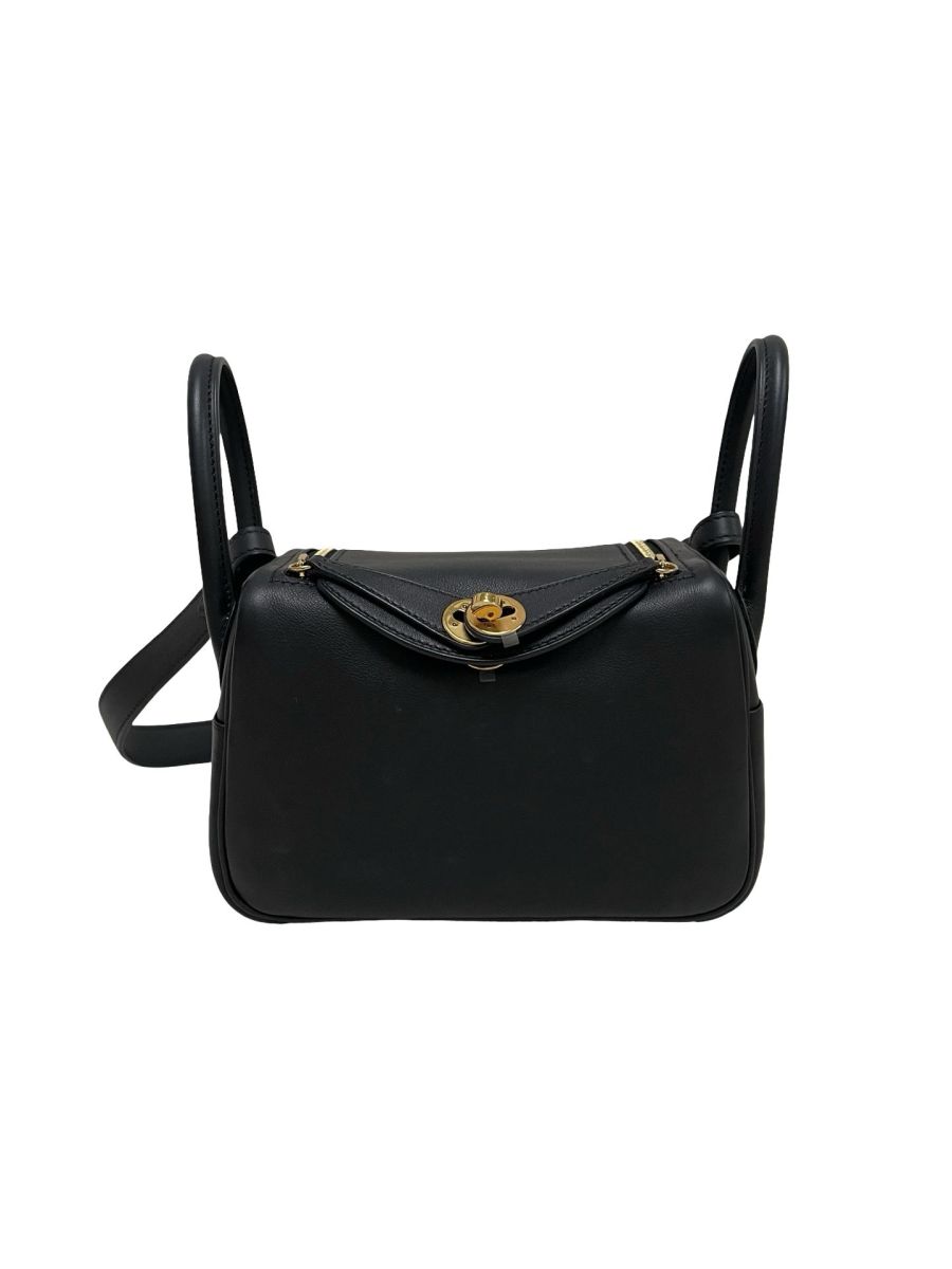 Hermes Mini Lindy Black Swift