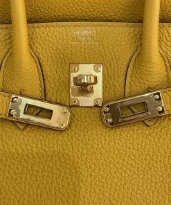 Alternative view of Hermes Birkin 25 Jaune Amber Togo