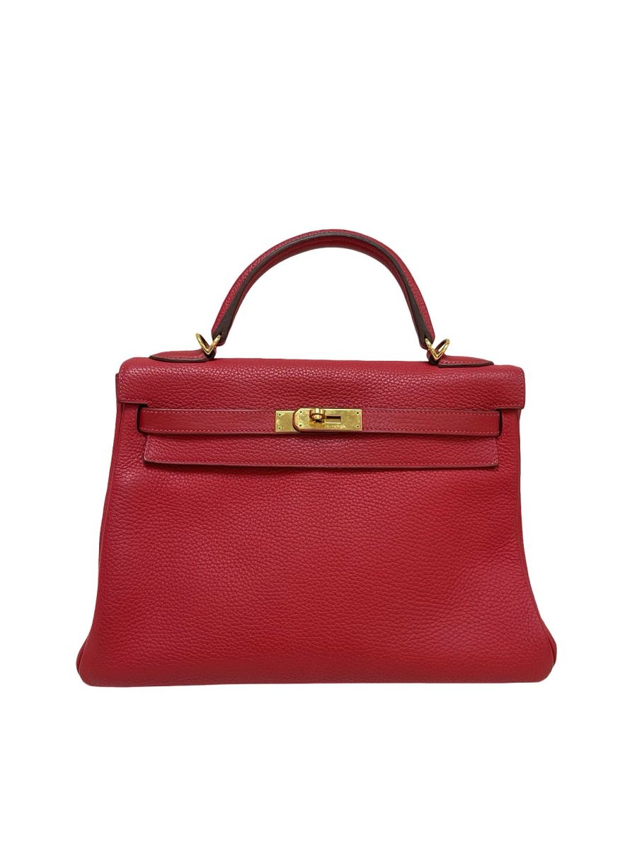 Hermes Kelly 28 Rouge Vermillion Togo