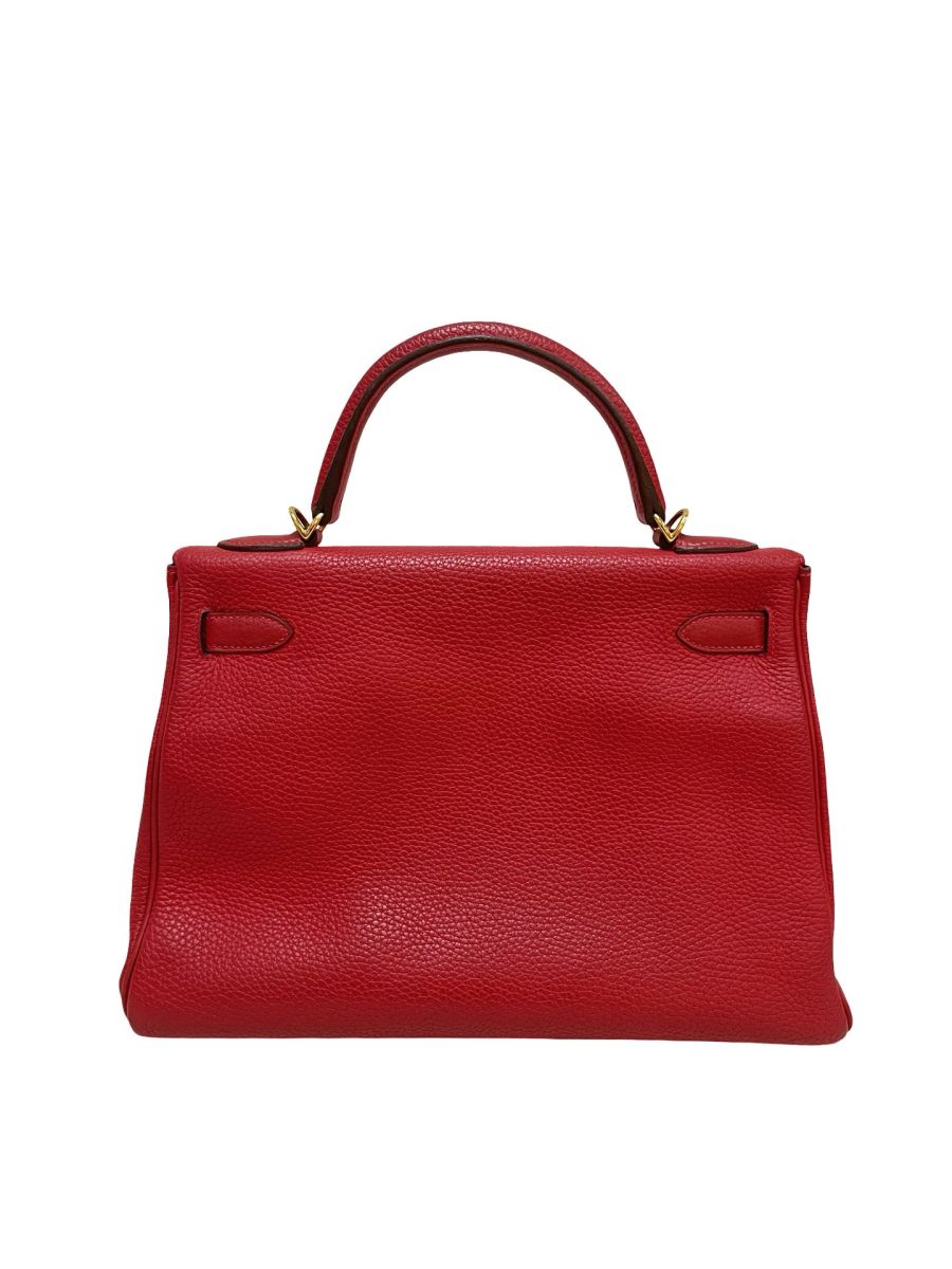 Hermes Kelly 28 Rouge Vermillion Togo - Image 5