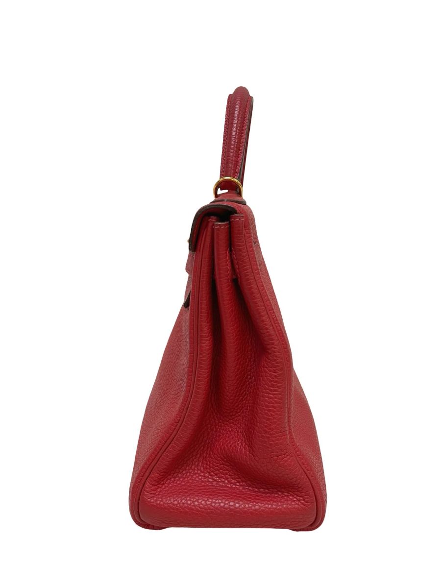 Hermes Kelly 28 Rouge Vermillion Togo - Image 6