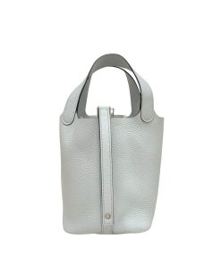 Hermes Picotin 18 Blue Pale Clemence