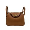 Hermes Mini Lindy Gold Clemence
